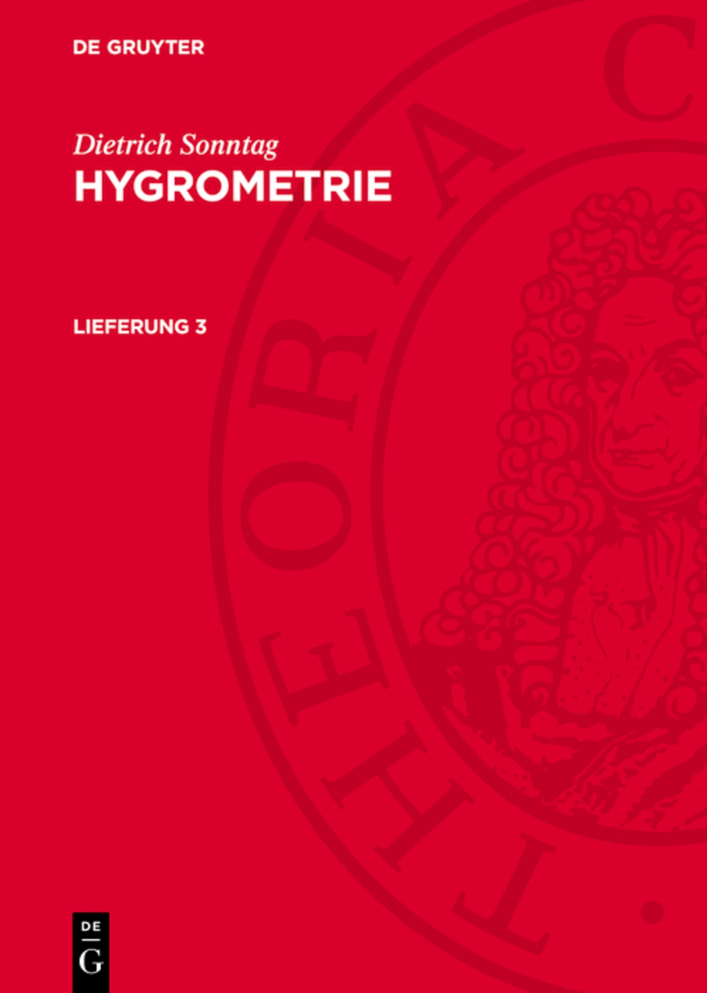 Dietrich Sonntag: Hygrometrie. Lieferung 3